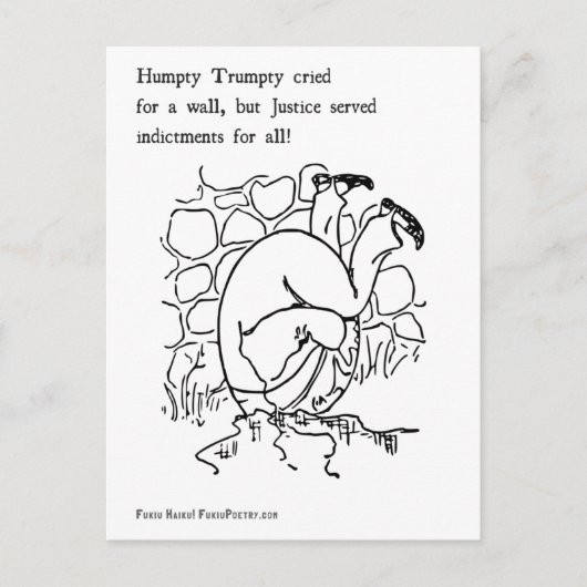 ハンプティ・トランプティ・ポストカード ポストカード (正面)