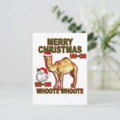 ハンプデイキャメルサンタクリスマスTシャツNM.png シーズンポストカード (スタンド正面)