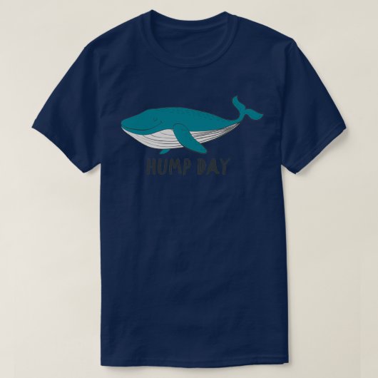 ハンプデイクジラ Tシャツ (デザイン正面)