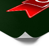 ハンプデイクリスマスエールTシャツ ポスター (角)