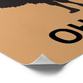 ハンプデイラクダ水おもしろい曜日ポスターサイン ポスター (角)