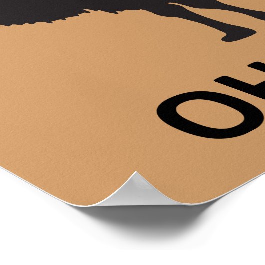 ハンプデイラクダ水おもしろい曜日ポスターサイン ポスター (角)