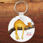 ハンプデイラクダ…吹き過ぎた キーホルダー (正面)