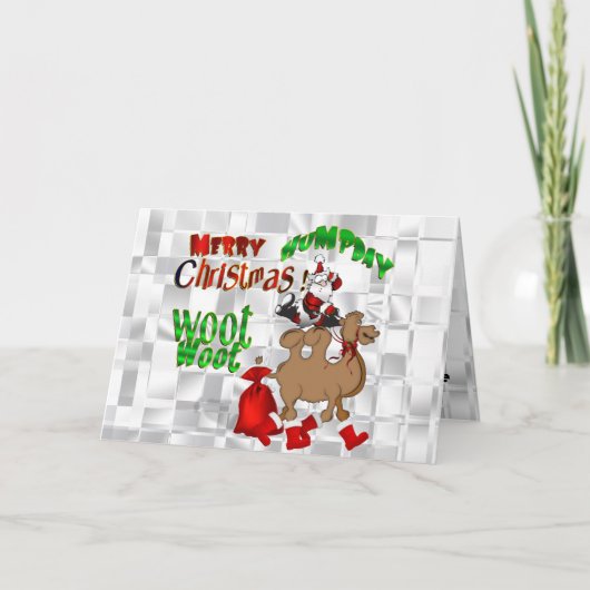 ハンプデメリーークリスマスラクダウーウー シーズンカード (正面)