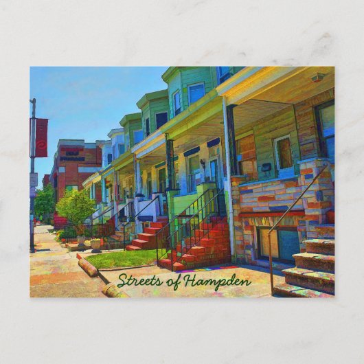 ハンプデン通り ポストカード (正面)