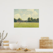 ハンプトンコートグリーン – カミーリピサロファインアート ポスター (キッチン)