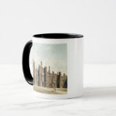 ハンプトンコート宮殿の四角形の眺めのための マグカップ (正面左)