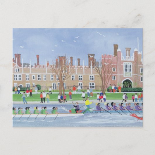 ハンプトンコート1993でドラゴンボートレース ポストカード (正面)