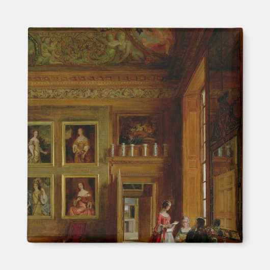 ハンプトンコート， 1849 マグネット (正面)