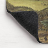 ハンプトンコート、c.1699 (油oの北の見通し マウスパッド (コーナー)