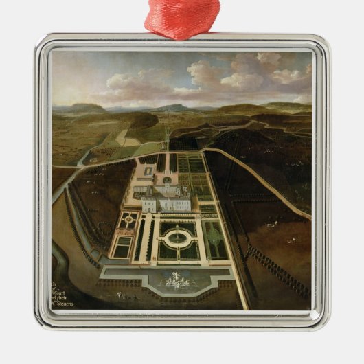 ハンプトンコート、Herefordshire、c.の南見通し メタルオーナメント (正面)