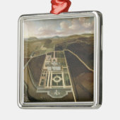 ハンプトンコート、Herefordshire、c.の南見通し メタルオーナメント (左)