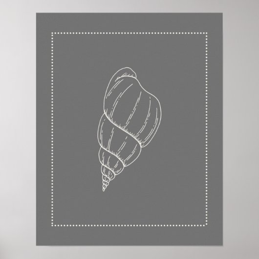 ハンプトンスタイルシーカタニールシェル ポスター (正面)