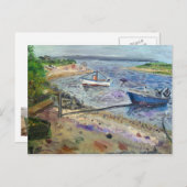 ハンプトンズ・ナペクで船を運ぶ ポストカード (正面/裏面)