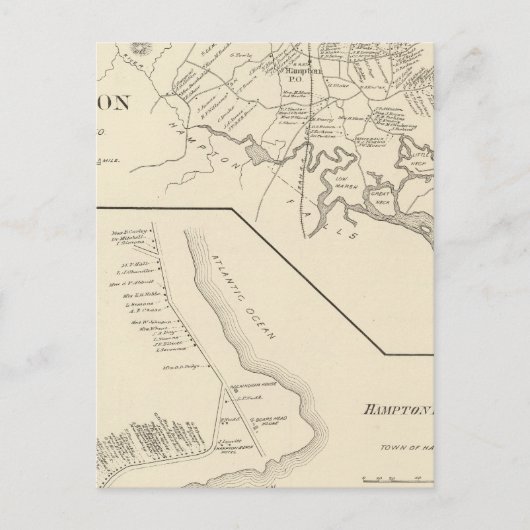 ハンプトンハンプトンビーチ ポストカード (正面)