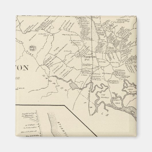 ハンプトンハンプトンビーチ マグネット (正面)