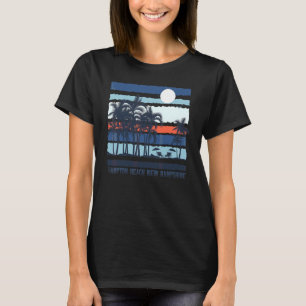 ハンプトンビーチニューハンプシャーサマー70s 80sビーチS Tシャツ