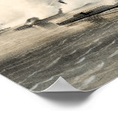 ハンプトンロードの戦い – モニターとメリマック –  ポスター (角)