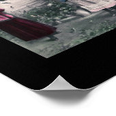 ハンプトンヴィンテージアルファベットレター名アート ポスター (角)