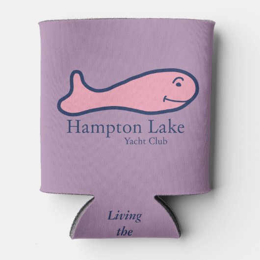 ハンプトン湖 – 非パーソナライズされた型 缶クーラー (正面)