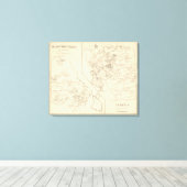 ハンプトン滝，オーバーン キャンバスプリント (インサイチュ (ウッドフロア))