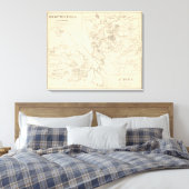 ハンプトン滝，オーバーン キャンバスプリント (インサイチュ (寝室))