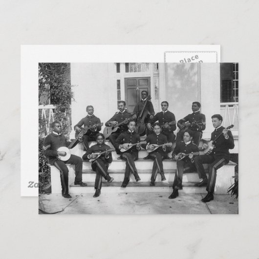 ハンプトン音楽院の音楽家たち(1890年代) ポストカード (正面/裏面)