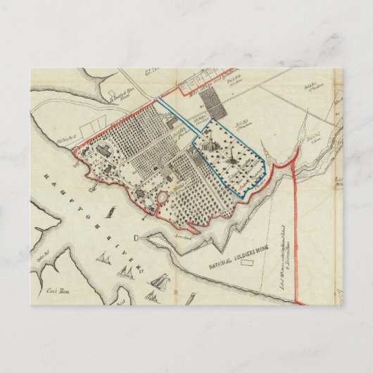 ハンプトン・ノーマルの財産の計画 ポストカード (正面)