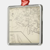 ハンプトン、ハンプトンのビーチ メタルオーナメント (左)