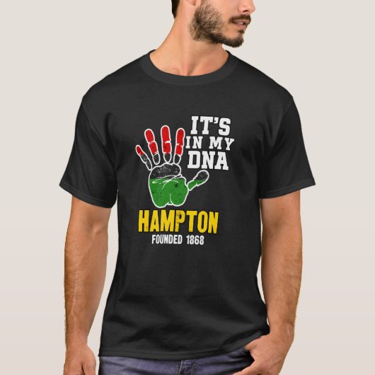 ハンプトン HU 記念品 HBC デザイン Tシャツ (正面)