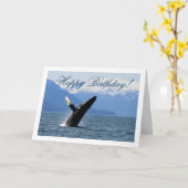 ハンプバックを破る。ハッピーバースデー カード (黄色い花)