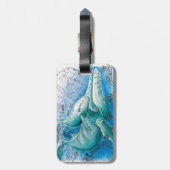 ハンプバックファミリヴィンテージマップ ラゲッジタグ (裏面縦)