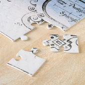 ハンプバックファミリーヴィンテージマップ ジグソーパズル (側面)