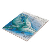 ハンプバックファミリーヴィンテージマップ タイル (側面)