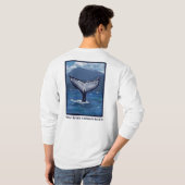 ハンプバック・クジラの尾根 ハワイアン名言 Tシャツ (裏面フル)