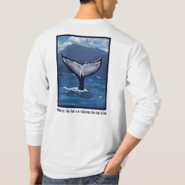 ハンプバック・クジラの尾根 ハワイアン名言 Tシャツ