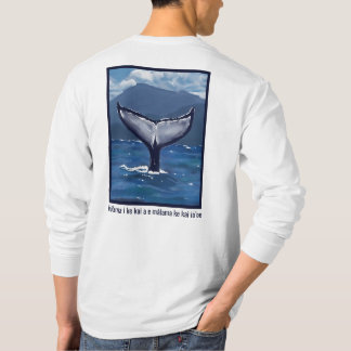 ハンプバック・クジラの尾根 ハワイアン名言 Tシャツ