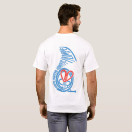 ハンプパラブブルー2バックTシャツ Tシャツ