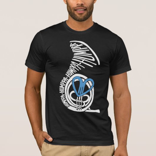 ハンプパ ラブ ブルー ダーク AA Tシャツ (正面)