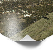 ハンプ川が再送現場に停まっている フォトプリント            (角)