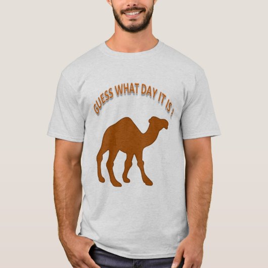 ハンプ日は何日か分かる？ Tシャツ (正面)