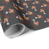 ハンプ·デー·ラクダとサンタのクリスマス ラッピングペーパー (ロールコーナー)