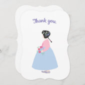 ハンボックガールグリーティングカード サンキューカード (正面/裏面)