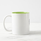 ハンボット。合成。 ツートーンマグカップ (左)