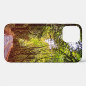 ハンボルト秋の緑の木々を通る湿った道 Case-Mate iPhoneケース (裏面 (横))