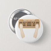 ハンボード登山ジム 缶バッジ (正面&裏面)