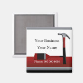 ハンマキハンマー及びペイントブラシ磁石 マグネット (正面/裏面)