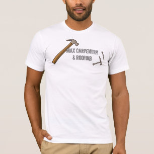 ハンマーおよびネイルのワイシャツ Tシャツ