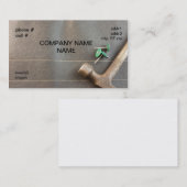 ハンマーが付いているフェルトのネイル 名刺 (正面/裏面)