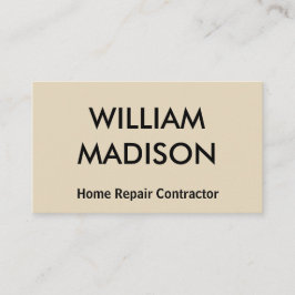 ハンマーで住宅修理業者をパーソナライズ 名刺